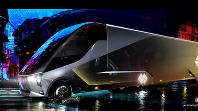 Интернет-корпорация Baidu представила собственный электрический грузовик DeepWay Xingtu с автономностью 4 уровня