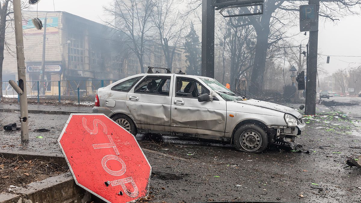 Авто после обстрела – когда следует бросить: повреждение