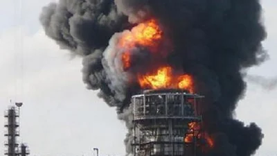 В Украине уничтожили крупнейший нефтеперерабатывающий завод