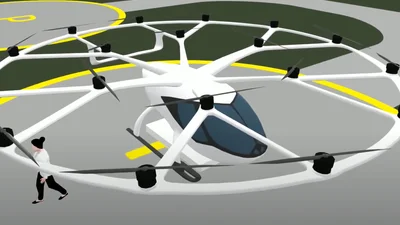 Як працюватиме повітряне таксі: відео