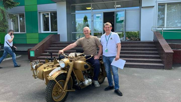 В Украине зарегистрировали раритетный мотоцикл BMW R75 1