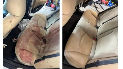 Детейлінг відмив від крові салон автомобіля та використав це у власній рекламі
