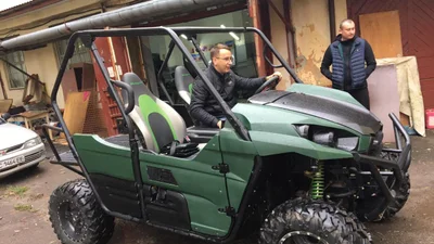 На Львівщині учень ПТУ адаптував Kawasaki Teryx для потреб військових - 14 вересня 2022 - Auto24