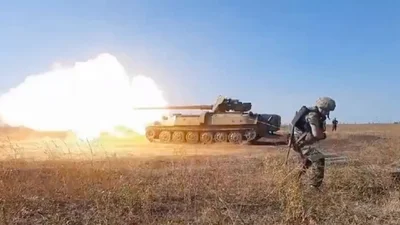 Трофейний тягач переробили на самохідну артилерійську установку: фото