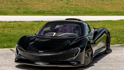 McLaren продает тестовый прототип, окрашенный настоящим золотом