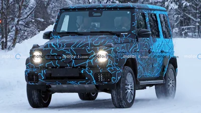 Електричний Mercedes-Benz G-Class проходить дорожні випробування при низьких температурах