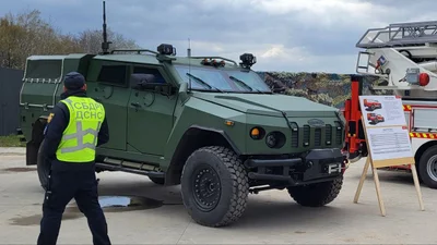 Бронеавтомобіль "Новатор" допоможе при розмінуванні