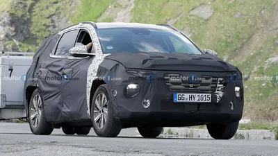 Перші шпигунські фото оновлений Hyundai Tucson: - Auto24