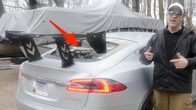 Tesla Model S с дизельным двигателем - Auto24