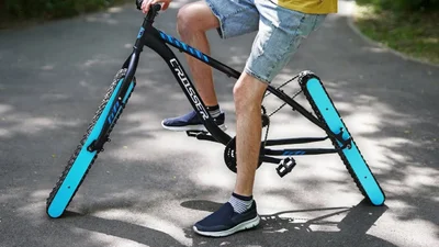 Нова концепція велосипеда: гусениці без коліс - Auto24