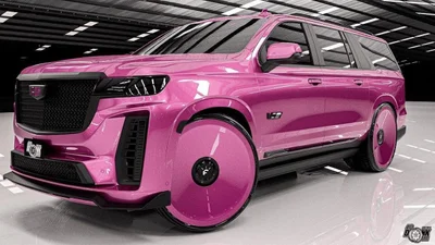 Cadillac Escalade-V став рожевим автомобілем Барбі
