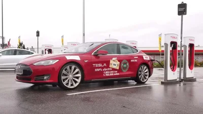 Tesla Model S с пробегом почти 2 миллиона километров: видео