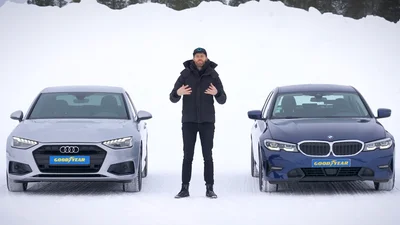 Передньопривідний Audi проти задньопривідного BMW: що краще їде на снігу