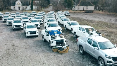 Автопарк саперов пополнили 40 новеньких пикапов - Auto24