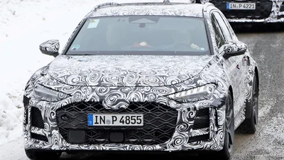 Шпионам удалось узнать новую информацию об Audi RS5 Avant PHEV 2026 - Auto24
