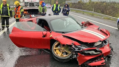 Страховикам довелось виплатити понад пів мільйона доларів за розбиту Ferrari - Auto24
