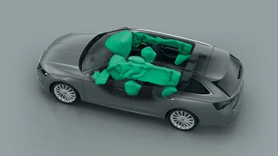 Skoda показа принцип роботи власних подушок безпеки: фото - Auto24