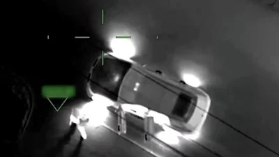 Погоня полицейского вертолета за угнанным "Мерседесом" в Австралии: видео - Auto24