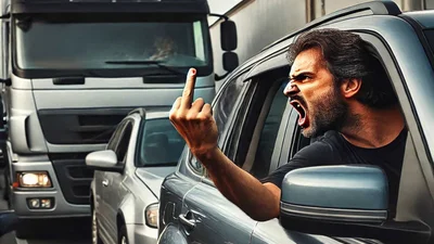 На водителя за оскорбительный жест в Германии могут наложить высокий штраф - Auto24