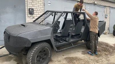 Николаевцы переделали Nissan Navara в автомобиль переднего края