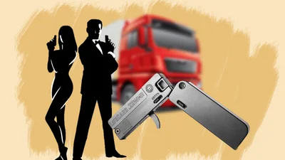 Водитель грузовика хотел быть похожим на Агента 007 - Auto24