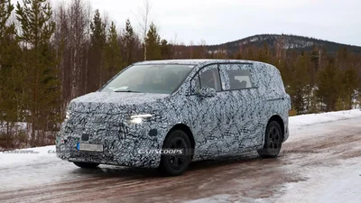 Шпионы заметили электрический Mercedes-Benz V-Class: подробности - Auto24