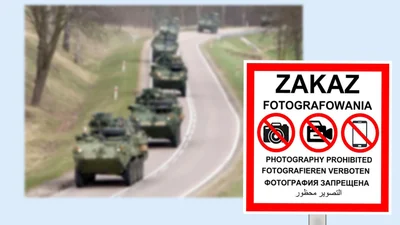 Польща запровадила новий знак, що забороняє фото- та відеознйомку - Auto24