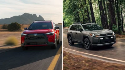 Порівняння Toyota Corolla Cross та Toyota RAV4 - Auto24