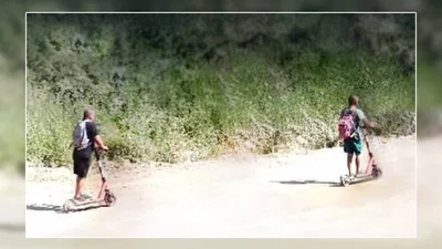 Беглецы на электросамокатах хотели по тропам попасть в Словакию - Auto24