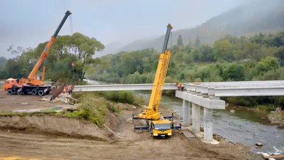 На Львівщині над гірською річкою Опір височітиме новий 64-метровий міст - Auto24