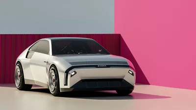 Škoda показала концепт сучасного ретрокупе: фото - Auto24