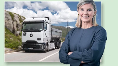 В Daimler почали активно пропагувати водневу важку техніку - Auto24