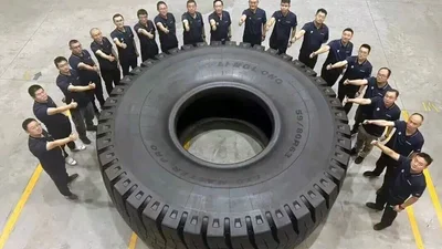 У Китаї розпочали випуск найбільших шин у світі - Auto24