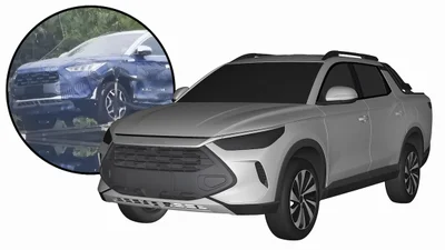 Новый пикап BYD Shark для Европы: раскрыты патентные изображения