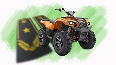 Митник "погорів" на квадроциклах